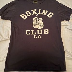 Retrobrand mens black  tshirt lightly worn-Boxing Club LA in a size medium.